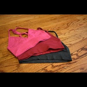 3 lululemon sports bras